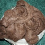 Chocolate Brown 100% Llama Roving Chocolate Brown 100% Llama Roving